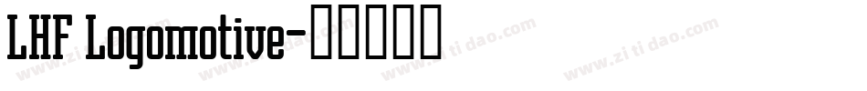 LHF Logomotive字体转换